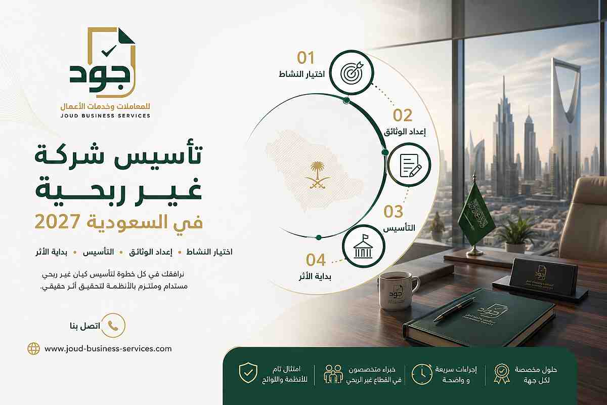 تأسيس شركة غير ربحية في السعودية 2027